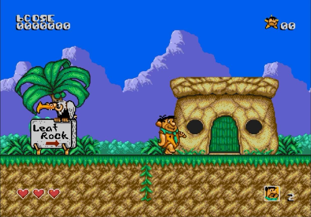Flintstones, The - геймплей игры Sega Mega Drive\Genesis